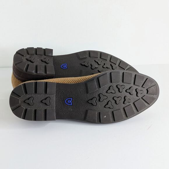 Rothy's Lug Loafer 11.5 Teak Herringbone Washable Recycled Platform - Picture 10 of 15